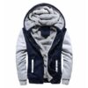 Winter parka men plus velvet warm windproof coats Large Size hooded jackets