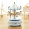 Sky City Carousel Clockwork Music Box Couples Birthday Gift