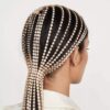 823 Personality Rhinestone Tassel Headband Party Wedding Hair Accessories