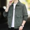 Autumn and Winter Casual Jacket Vintage Corduroy Lapel Coat
