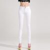 Mid-Waist Stretch Candy-Colored Tight Trousers Look-Sliming Jeans