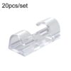 20pcs /Set Medium Self-Adhesive Cable Organizer Clip Network Cord Fixed Storage Clamp