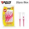 20pcs /Box PGM QT026 83mm Golf Ball Tee Competition Spike Ball Holder