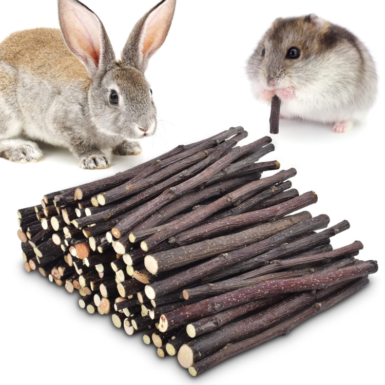 Natural Sticks Molar Chew Toys For Hamster Rabbit Chinchilla Bunny Guinea Pig Squirrel