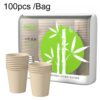 Large-capacity Disposable Paper Cups Home Use Original Wood Pulp Thickened Paper Cups