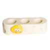 Bathroom Sink Electric Toothbrush Holder Cute Ceramic Toothpaste Shelf