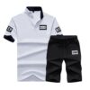 Summer Men T-Shirt Half-Sleeved Sports Suit