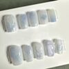 10pcs / Set Cats Eye Tail DIY Wearable Nail Art Stickers Finished Nail Patch