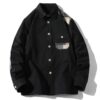 Youth Casual Retro Workwear Long Sleeve Shirt