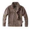 Autumn Winter Retro Denim Jacket Loose Work Jacket
