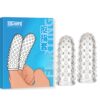 Two Hands Finger Gouge Finger Condom Pellet Stabbed Crystal Wolf Tooth Condom Erotic Products