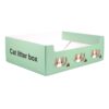 Disposable Paper Folding Litter Box Portable Outdoor Cat Litter Boxes