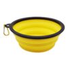 Outdoor Portable Hangable Foldable Silicone Pet Slow Eating Bowl