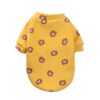 Autumn Winter Printed Cartoon Pet Plush Pullover Two-legged Clothes