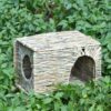 Pet Folding Grass House Rabbit Hamster Hedgehog Handmade Straw Nests