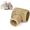 Rabbit Chinchilla Guinea Pig Hiding Nest Mountain Grass Combination Tunnel Aquascape Cage