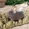 Natural Style Hand-Woven Analog Grass Totoro Rabbit Teething Mat