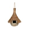 Hanging Straw Birdhouse Balcony Rustic Air Birdhouse Dangling Decoration