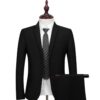3pcs /Set Men Formal Business Suit Blazers Wedding Dress Groom Group Suits