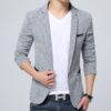 Men Casual Suit Blazer Slim Business Suit Jacket