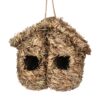 Double Opening Simulation Bird Nest Outdoor Rustic Patio Hummingbird House