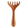 Sandalwood Head Massage Comb Therapy Tool Scalp Massage 6-Claw Acupoint Scratcher Spa Head Meridian Comb