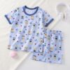 Children Summer Loose Shirt Short-sleeved Shorts Suit