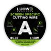 LUOWEI 120M Cell Phone LCD Screen Separation Line High Hardness Cutting Diamond Wire