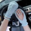 Horseshoe Short Sunscreen Gloves Loose Anti-UV Women Driving Special Sun Shading Open Fingers Gloves