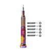 Torque Self-locking Handle Non-slip Mobile Phone Repair Screwdriver Disassembly Tool With 5 Bits