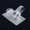 2.8cm Single Head Clear Silicone Nail Art Stamper