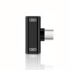 USB-C / Type-C Male to Type-C Female + 3.5mm Adapter, Supports Charging & Earphone