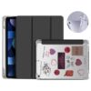 Silicone Airbag Transparent Flat Leather Case with Pen Slot