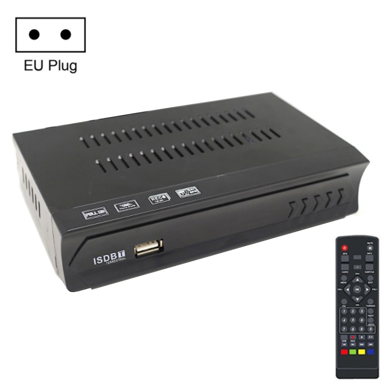 ISDB-T Satellite TV Receiver Set Top Box with Remote Control, For South America, Philippine