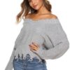 Irregular Tassel Loose V-neck Sweater