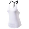 Sexy T-shaped Back Hollow Strap Quick Drying Loose Vest (Color:Rose Red Size:XL)