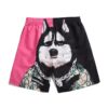 Men Quick-drying Loose Printed Shorts Beach Pants