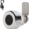 CT22FB Fingerprint Lock, USB Charging 0.5 Seconds Recognition Locks for Drawers Office Cabinets