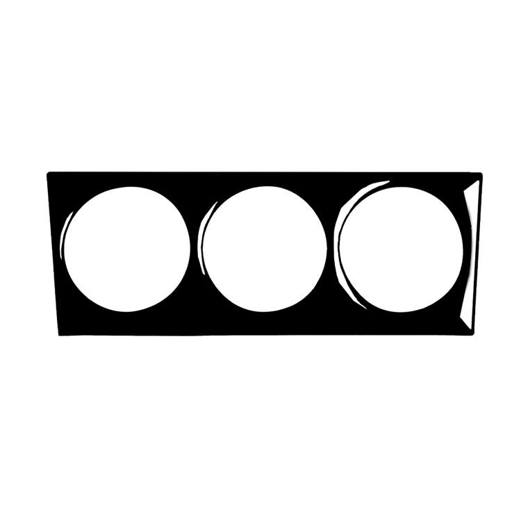 For Nissan 350Z 2003-2009 Car Air Conditioning Adjustment Decorative Stickers, Left and Right Drive Universal