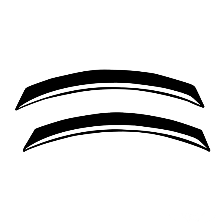 For Nissan 350Z 2003-2009 2pcs Car Air Outlet Decorative Stickers, Left and Right Drive Universal