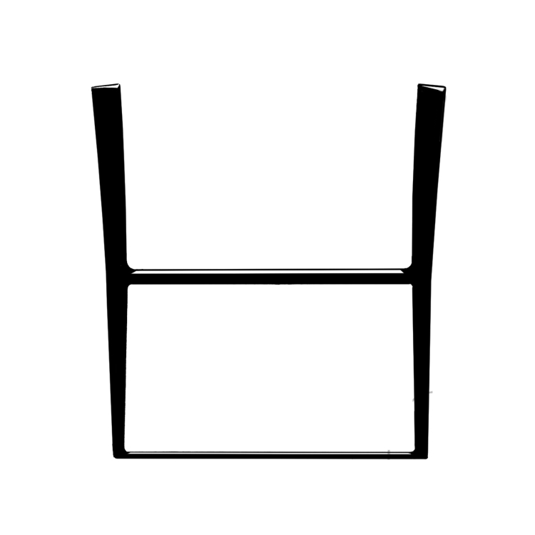 For Nissan 350Z 2003-2009 Car Nav Bounding Box Decorative Stickers, Left and Right Drive Universal