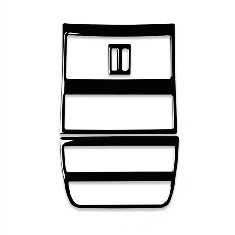 For BMW 5 Series F10 2011-2017 4pcs Car Rear Air Outlet Decorative Sticker,Left and Right Drive Universal