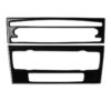For BMW 3 Series E90/E92 2005-2012 2pcs Car Air Conditioner CD Control Panel Non-navigation with Holes Decorative Sticker, Left and Right Drive Universal