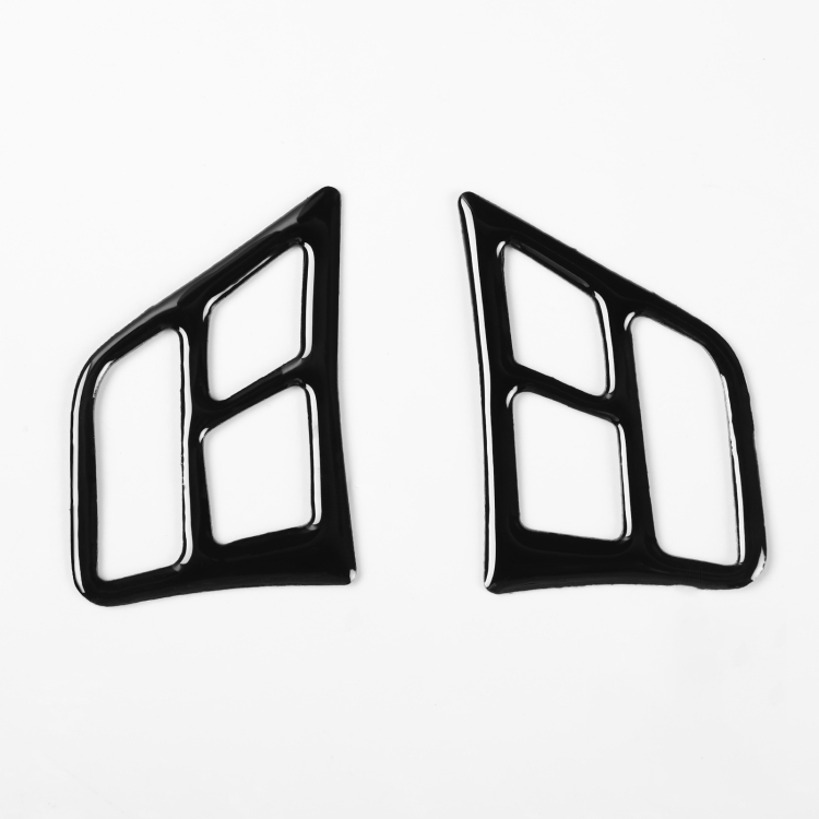 For BMW 3 Series E90 2005-2012 2pcs Car Steering Wheel Buttons Decorative Sticker, Left and Right Drive Universal