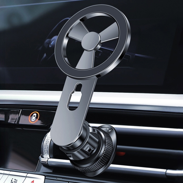 F73 MagSafe Magnetic Suction 360 Degree Rotating Car Phone Holder