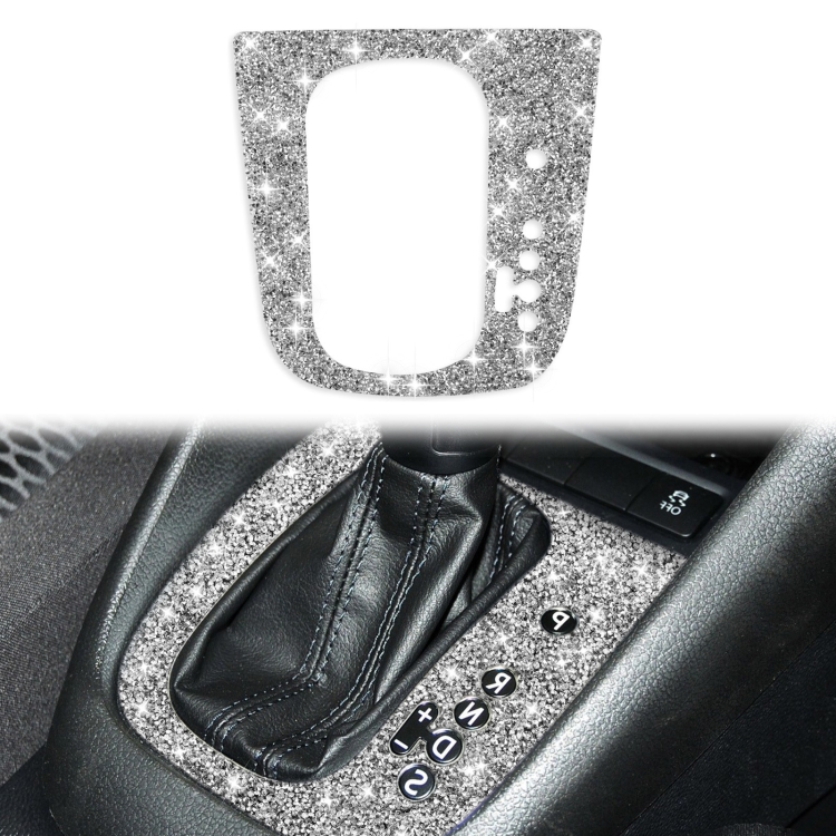 Car Gear Adjustment A Diamond Decoration Cover Sticker for Volkswagen Golf 6 2008-2012, Right-hand Drive