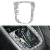 Car Gear Adjustment B Diamond Decoration Cover Sticker for Volkswagen Golf 6 2008-2012, Left-hand Drive