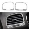 Car Left and Right Air Outlet Diamond Decoration Cover Sticker for Volkswagen Golf 6 2008-2012, Left and Right Drive