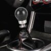Car Carbon Fiber Pattern Gear Shift Knob Round Modified Gear Shift Head