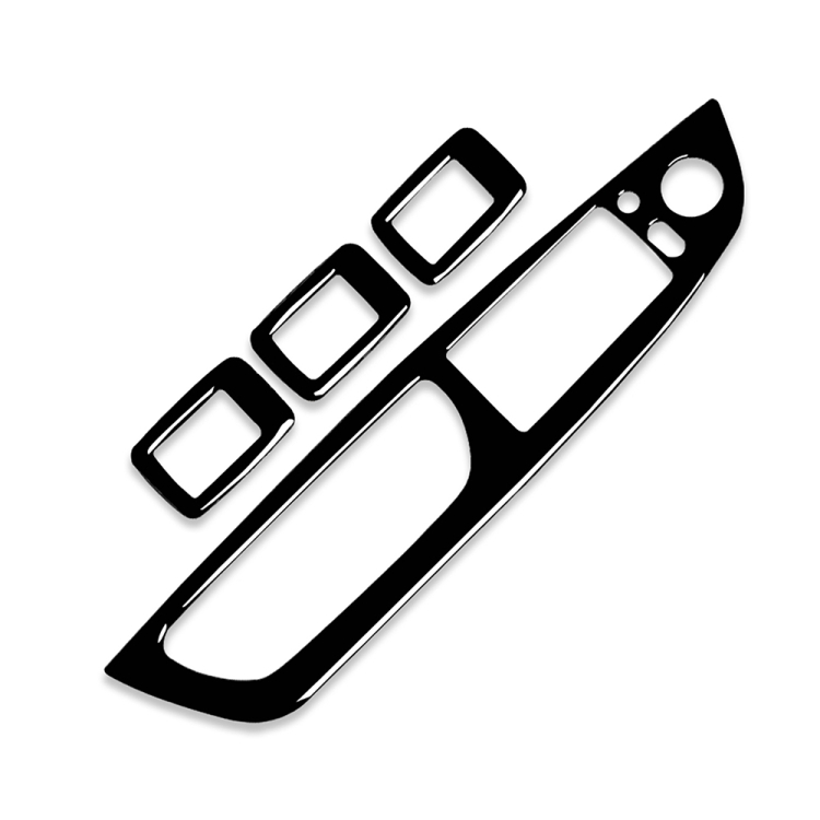 Car Left Drive Window Lift Panel + Start Button Decorative Sticker for BMW X5 E70 2008-2013 / X6 E71 2009-2014